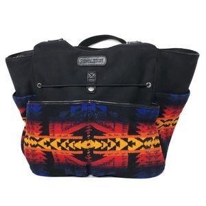 Pendleton Wool Tote Bag with lots of pockets